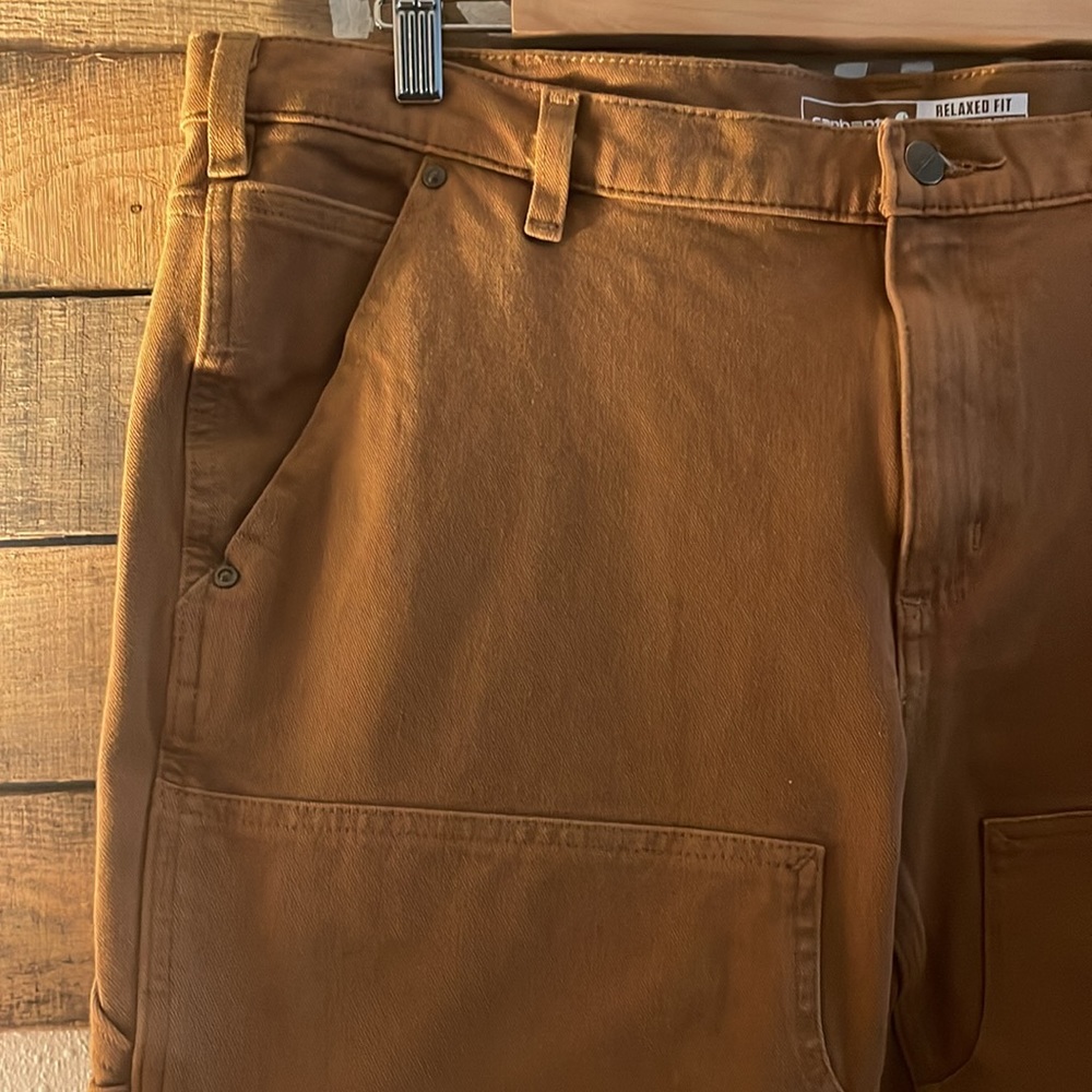 Carhartt Women's Straight Leg Pants - Brown - Picture 5 of 8